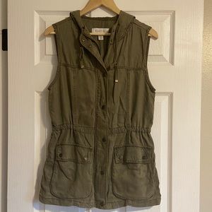 KENNETH COLE Reaction Army Green Utility Vest M